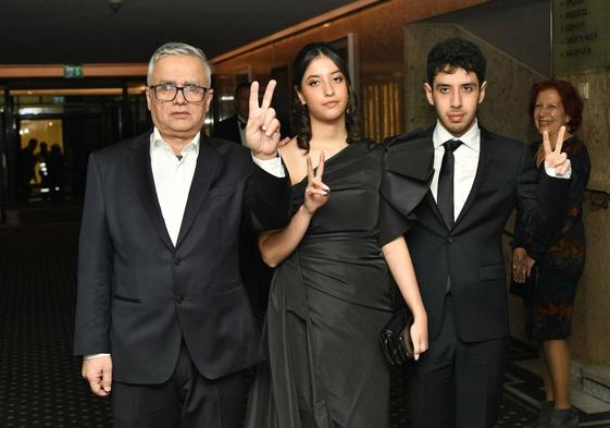 La familia Rahmani, ganadores del Premio Nobel de la Paz