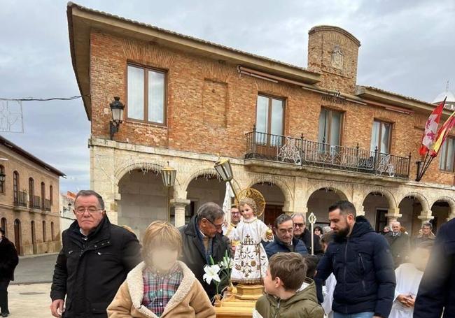 Procesión del Niño Jesús celebrada el 1 de enero de 2023