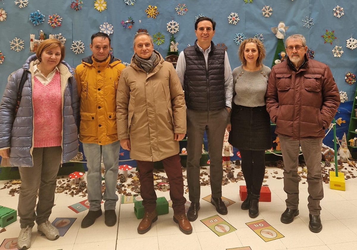 Jurado de la XII Muestra Escolar de Belenes en Medina del Campo.