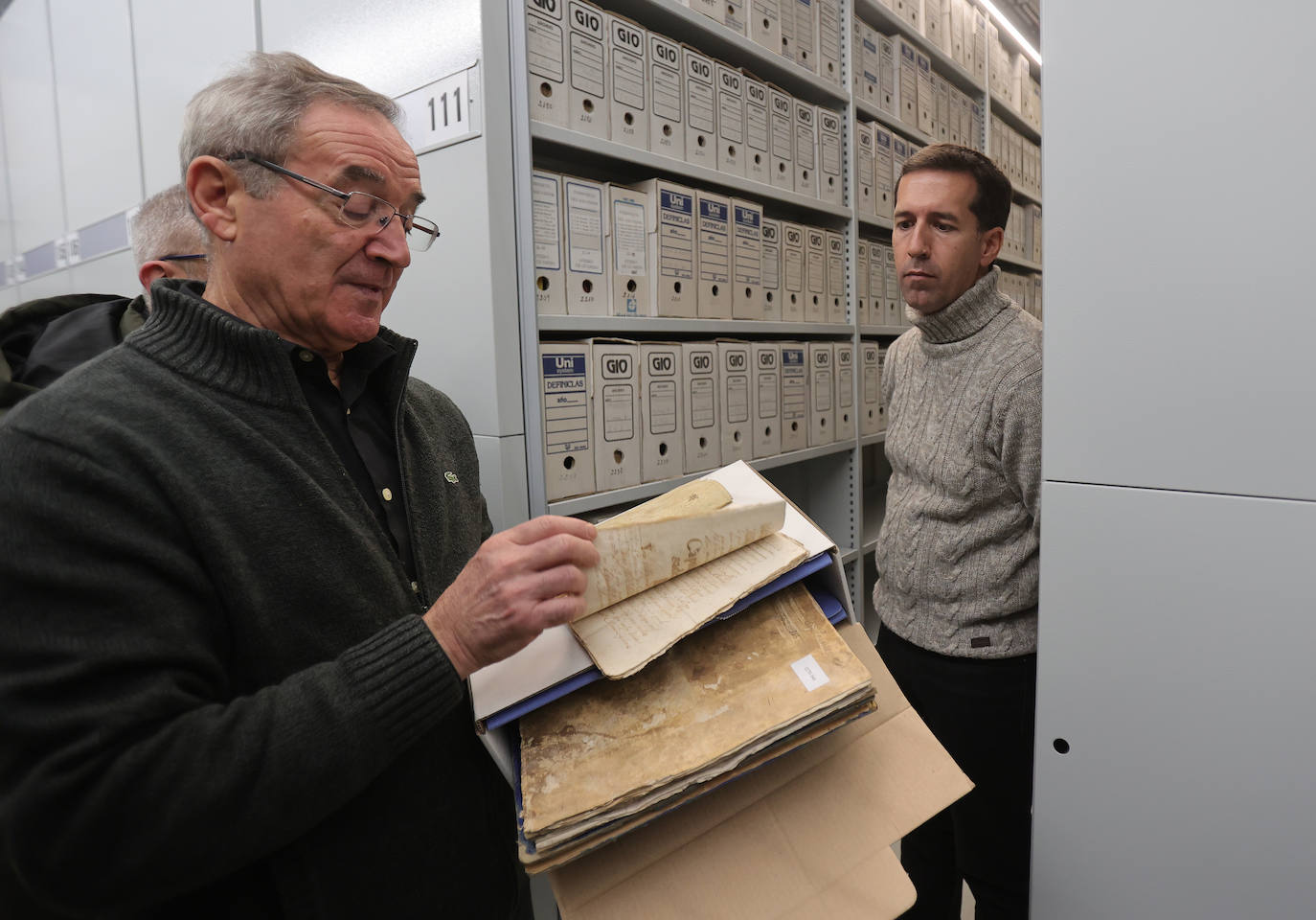 El Archivo Diocesano de Palencia va completando su mudanza