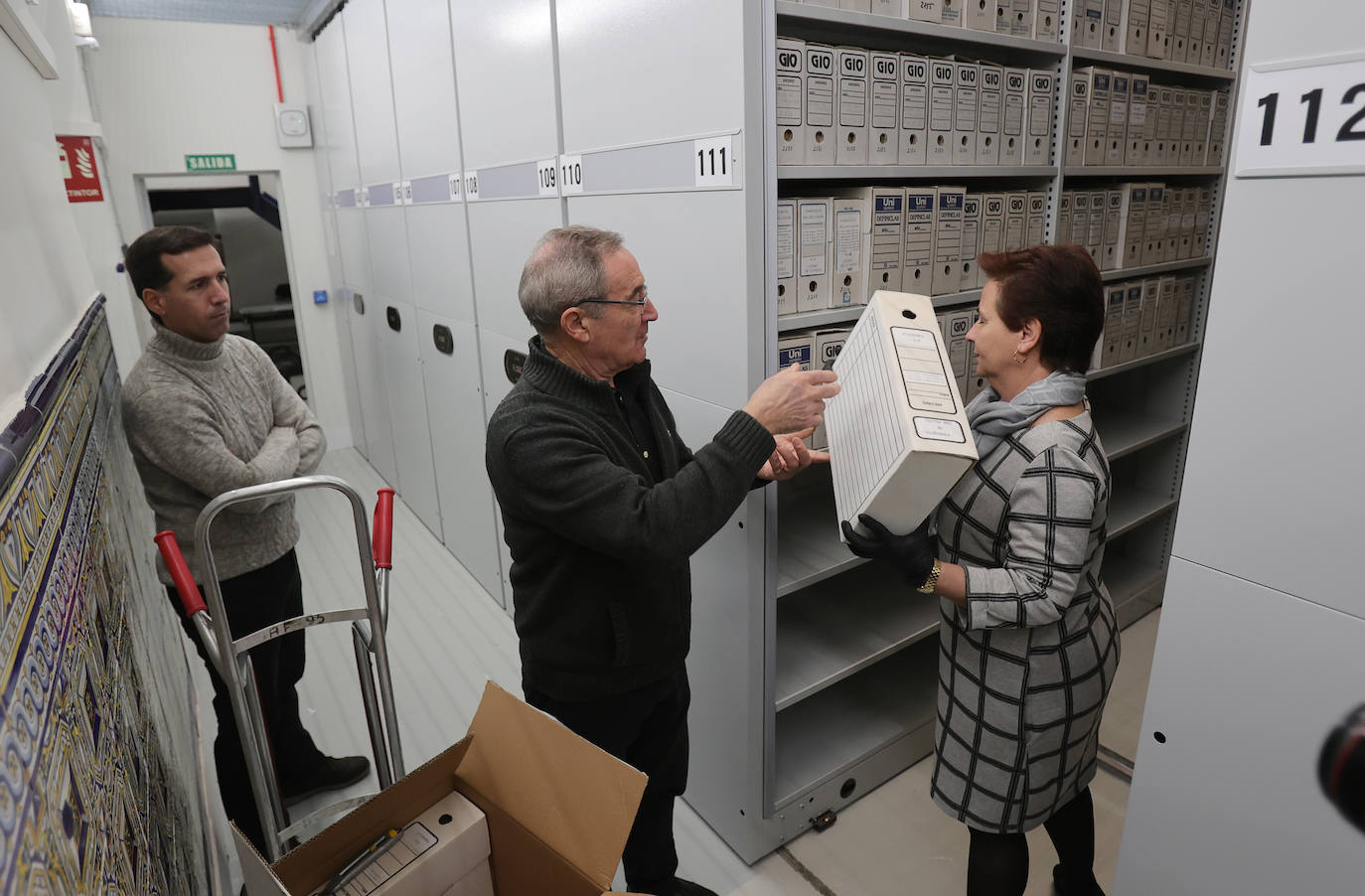 El Archivo Diocesano de Palencia va completando su mudanza