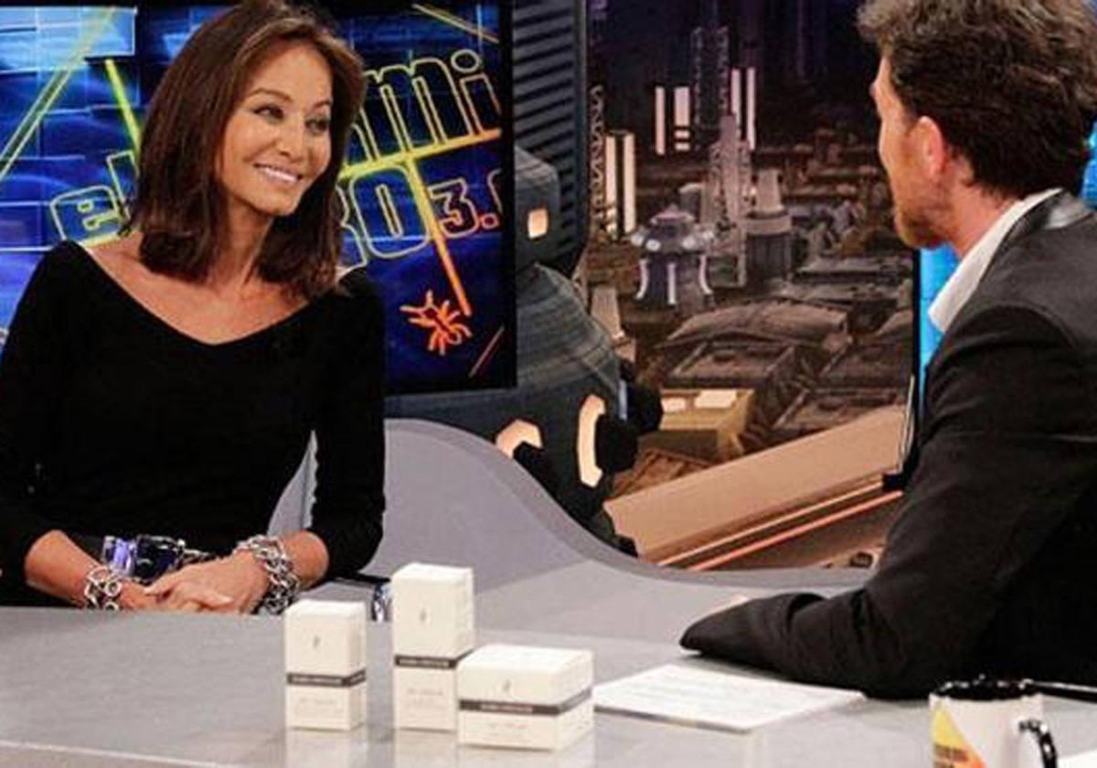 Isabel Preysler y Pablo Motos en 'El Hormiguero', hace ocho años.