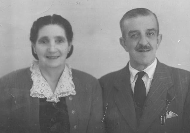 José Ortega, fundador de Carruseles Ortega, junto a su mujer, Constantina.