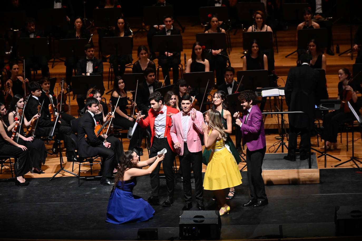 Las imágenes del concierto de la JOSVA en el Miguel Delibes