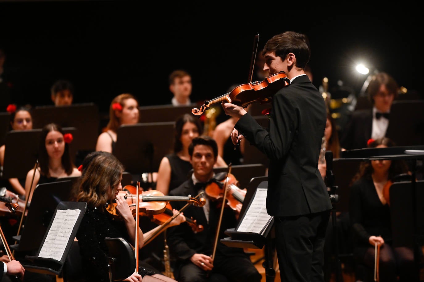 Las imágenes del concierto de la JOSVA en el Miguel Delibes