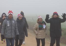 Participantes en la marcha.