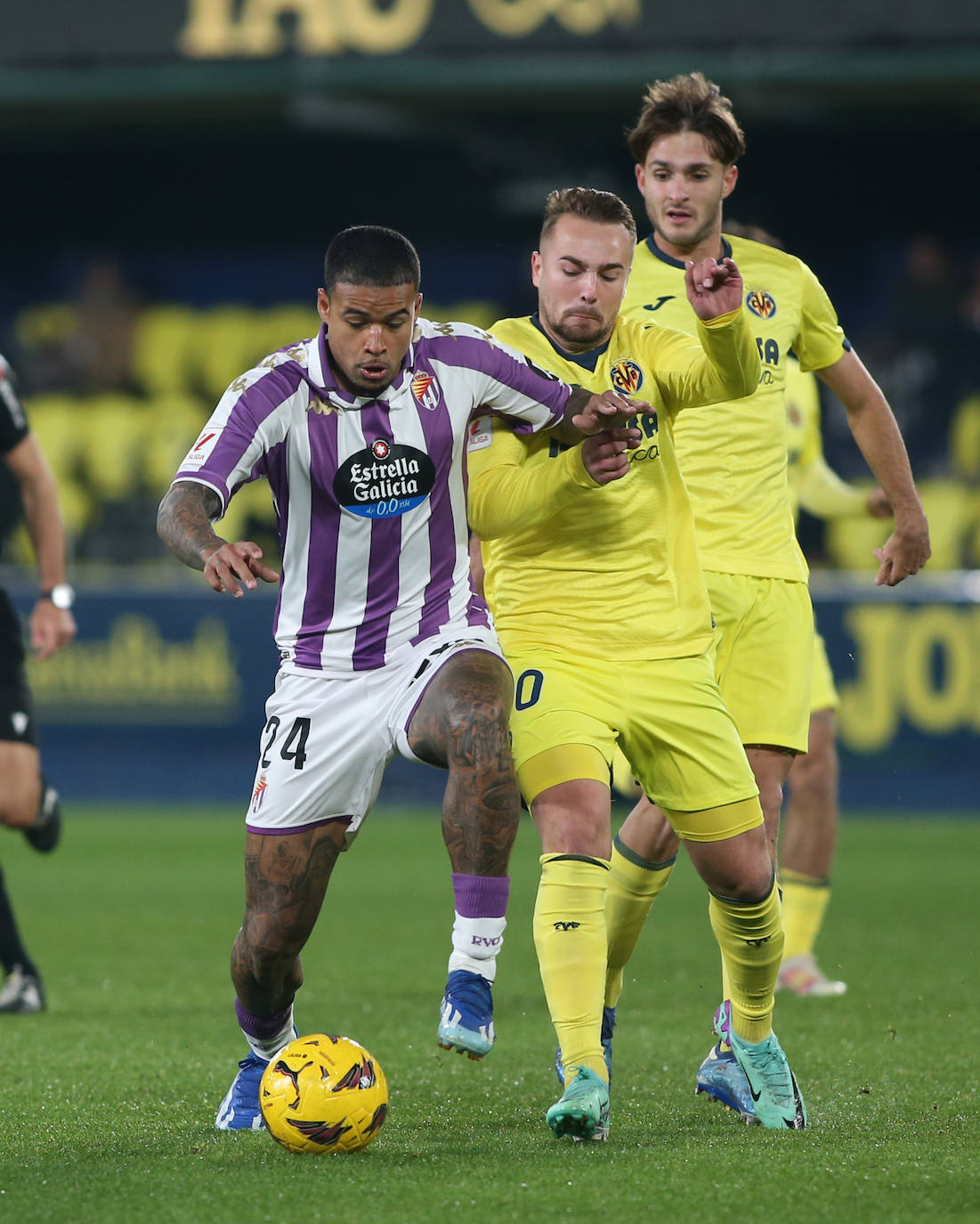 Las imágenes del partido Villarreal B - Real Valladolid