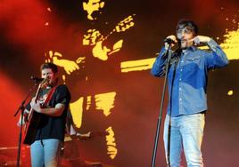 El dúo Estopa, durante el concierto que dieron en la Feria de Muestras de Valladolid en mayo del año pasado.