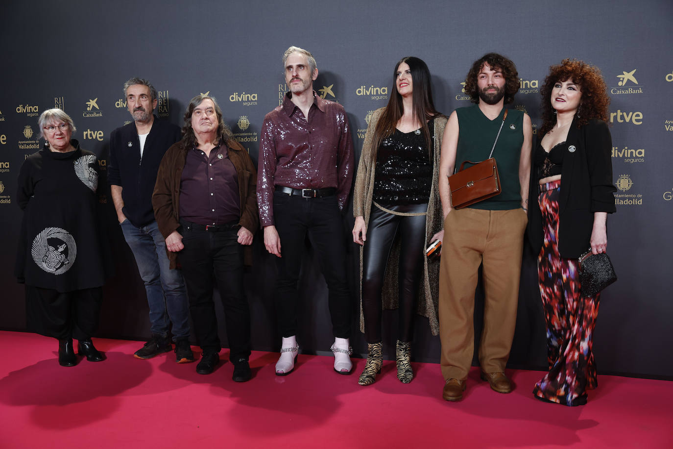 El equipo de la película 'Valle de sombras'.