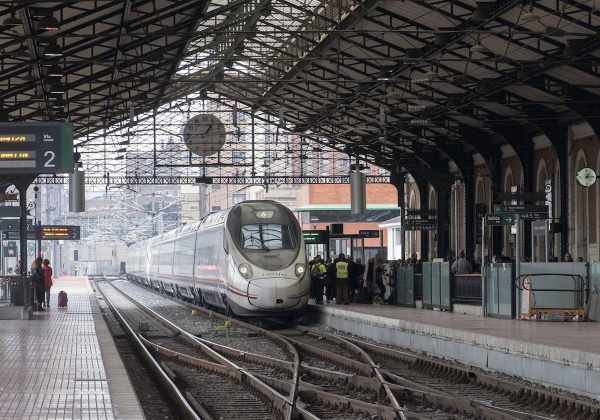 Estación de trenes de Valladolid.