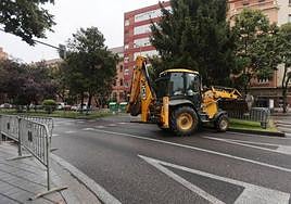 Obras para la red de calor de Ecoenergías en Manuel Rivera.