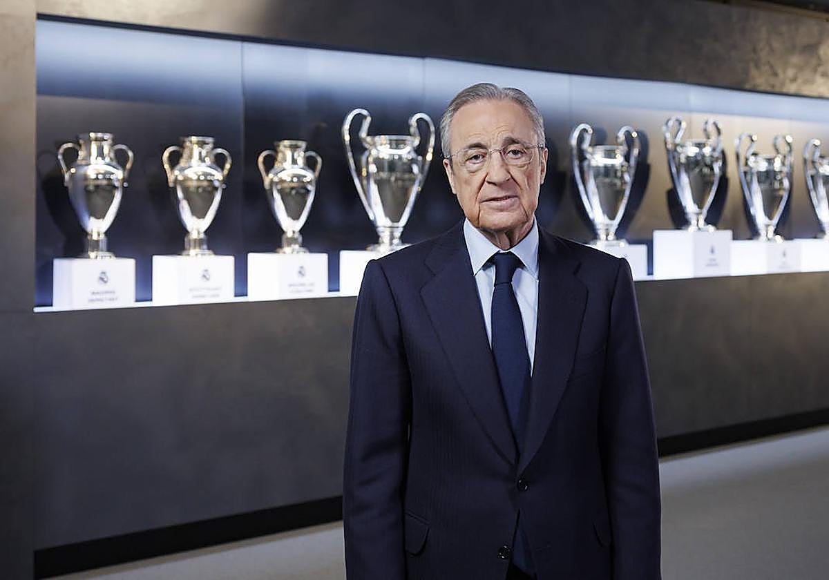 Florentino Pérez, presidente del Real Madrid.