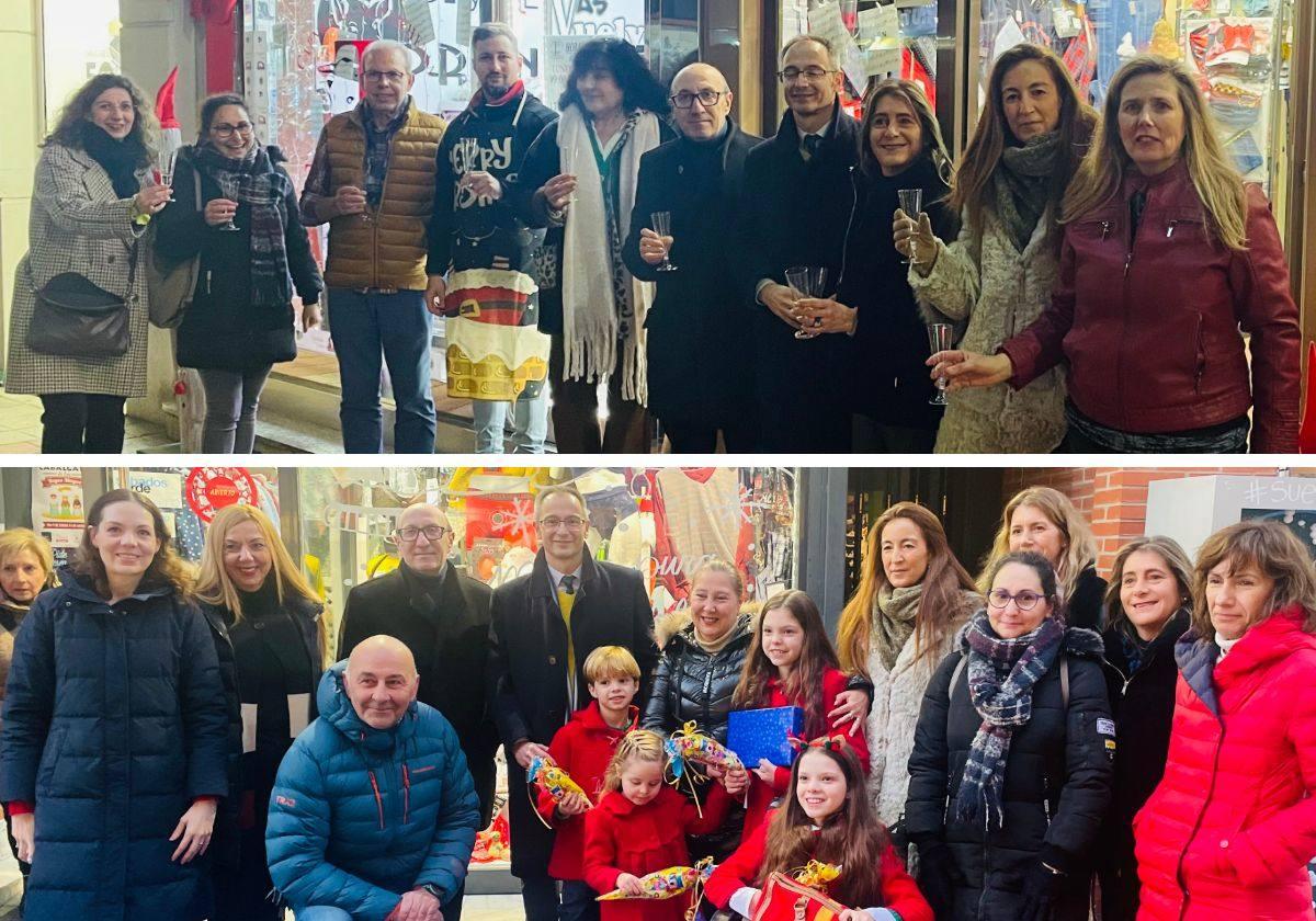 Las zonas comerciales de Mantería y Santa Clara resultaron ganadoras del concurso de decoración navideña.