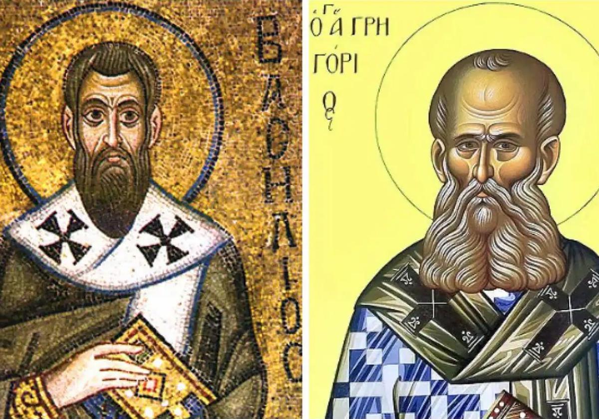 San Basilio Magno y San Gregorio Nazianceno.