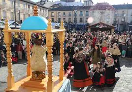 Palencia escenifica un prólogo del 1 de enero