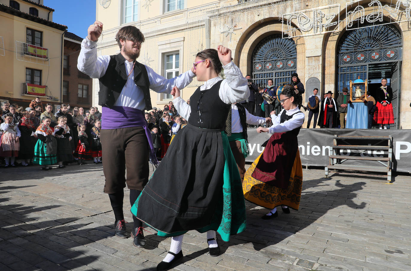 Palencia escenifica un prólogo del 1 de enero