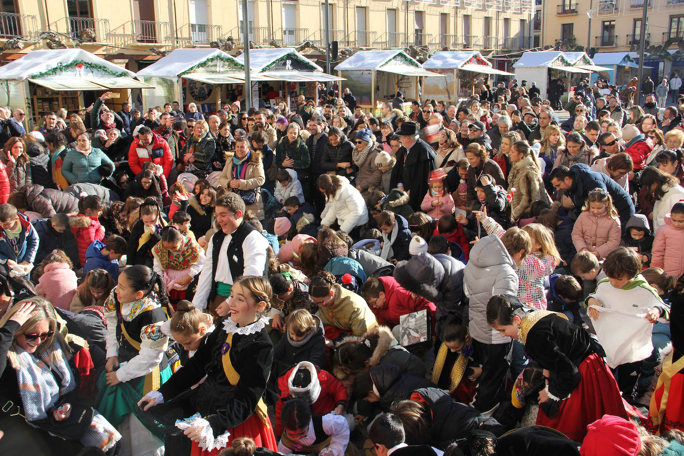 Palencia escenifica un prólogo del 1 de enero