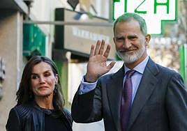 Los reyes Felipe y Letizia, el pasado día 20 de diciembre.