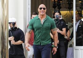 El actor estadounidense Dwayne Johnson.