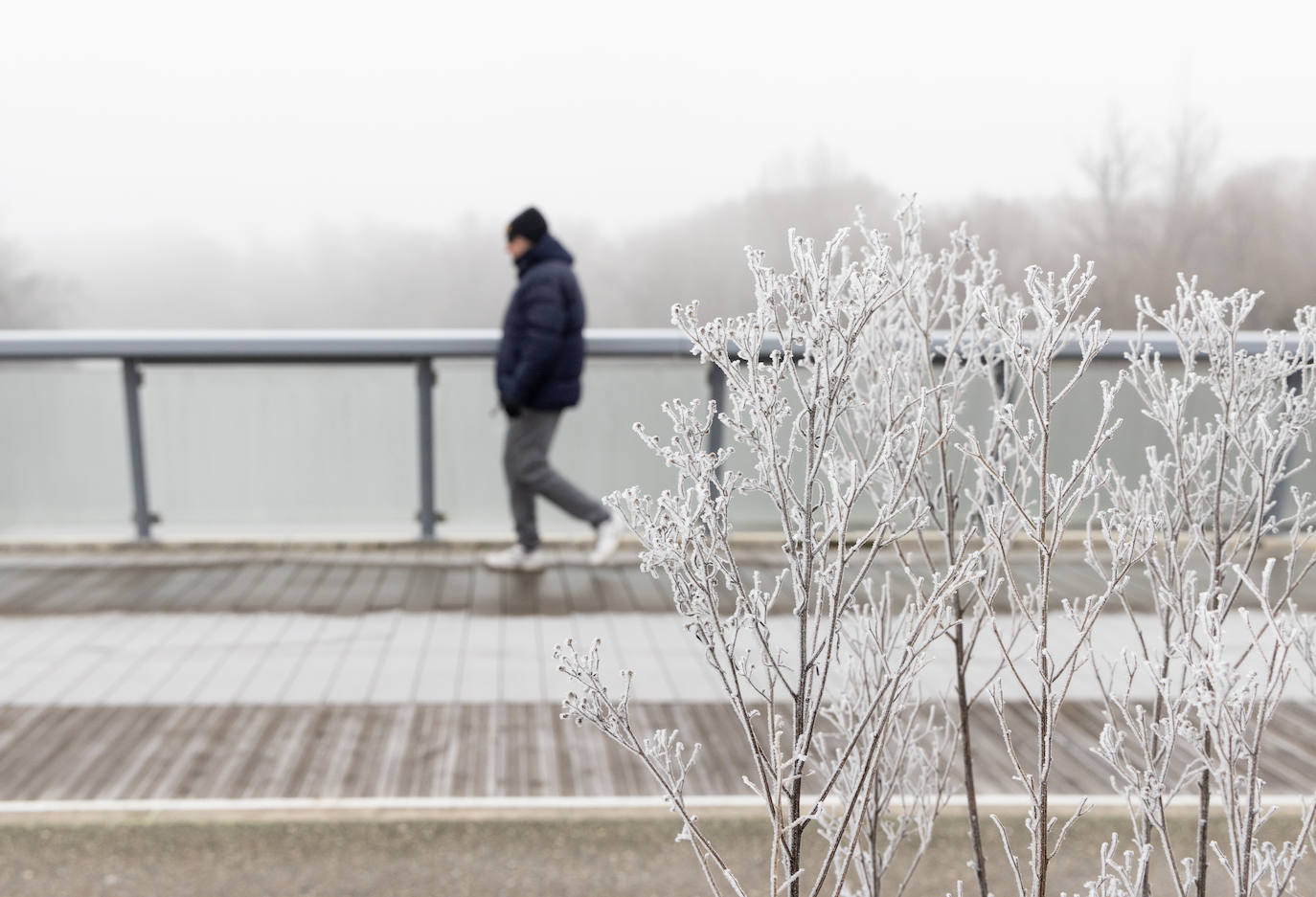 La ciudad amanece de nuevo cubierta de hielo