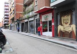 Calle Rizarzuela de la capital palentina.