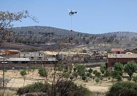 Incendio forestal en la provincia de Burgos en verano de 2022.