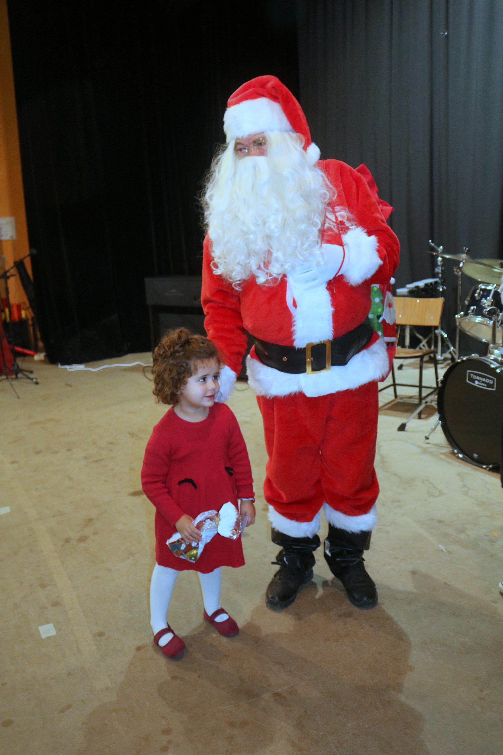 Papá Noel reparte ilusiones en Baltanás