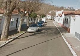 Calle de la Concordia, situada en el barrio de Girón.