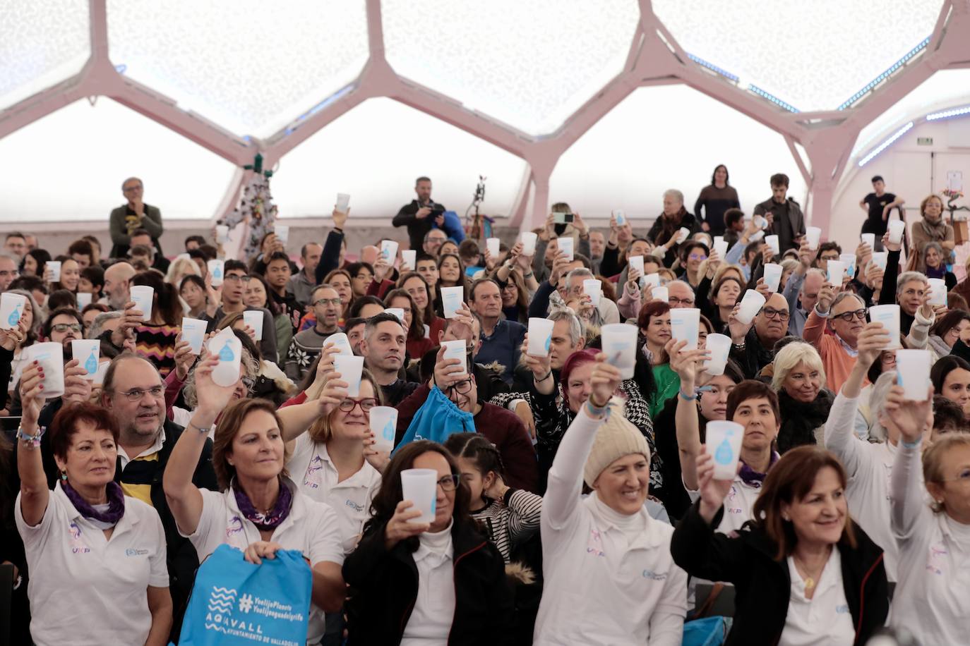 Público que siguió el acto en la Cúpula del Milenio.