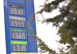 El precio de la gasolina este jueves, después de la primera subida en dos meses.