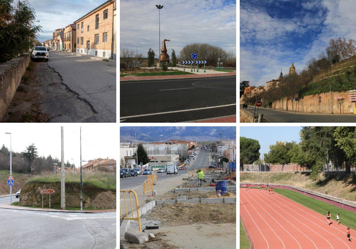 Algunas de las inversiones previstas en el presupuesto de 2024 del Ayuntamiento de Segovia.