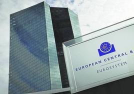 Sede del Banco Central Europeo en la ciudad alemana de Fráncfort.