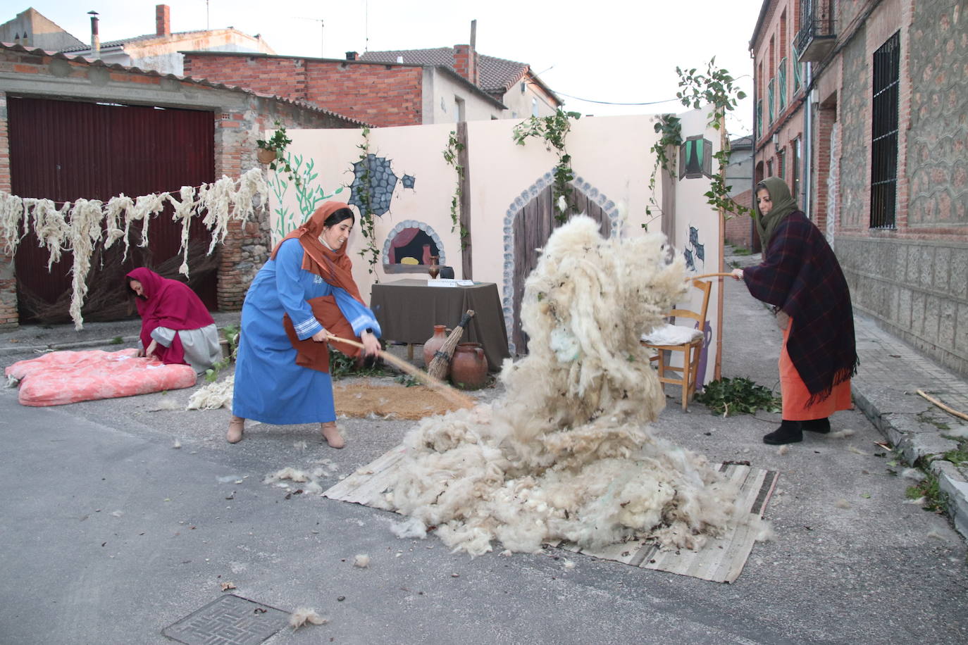 El belén viviente de Zarzuela del Pinar, en imágenes