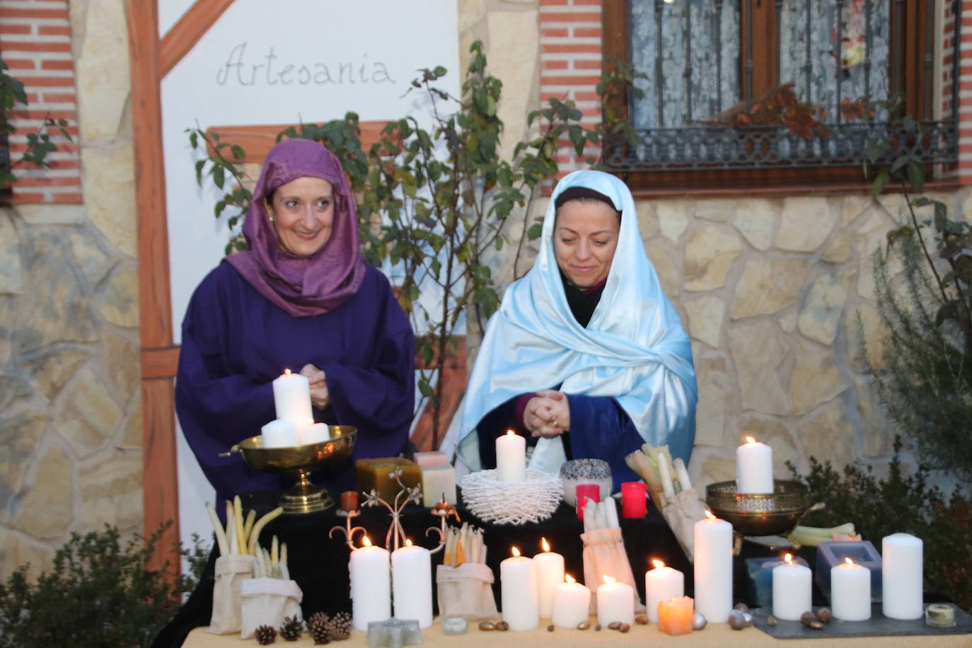 El belén viviente de Zarzuela del Pinar, en imágenes