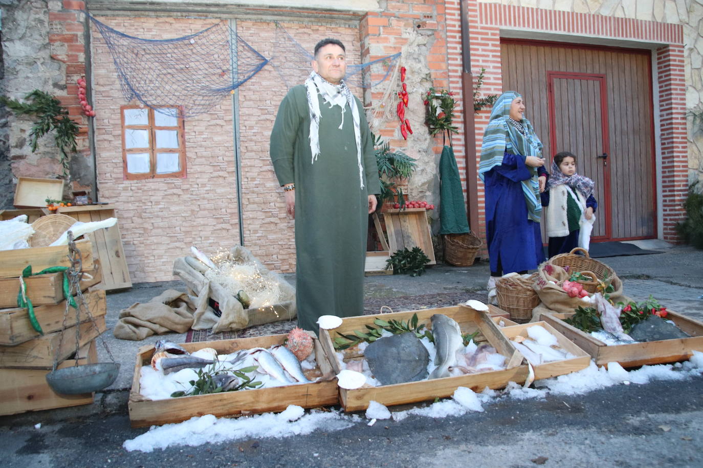 El belén viviente de Zarzuela del Pinar, en imágenes