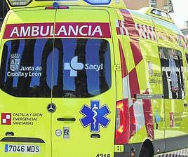 Ambulancia del servicio de emergencias del 112 de Castilla y León.
