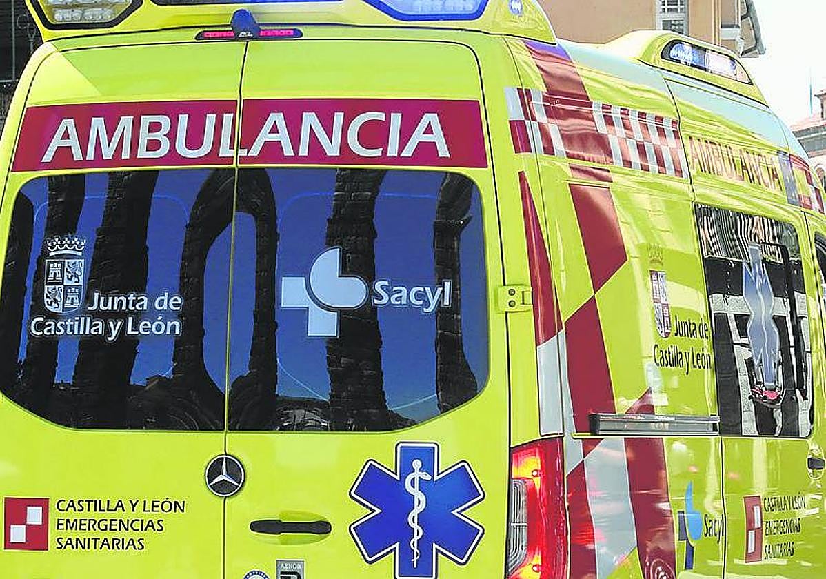 Ambulancia del servicio de emergencias del 112 de Castilla y León.