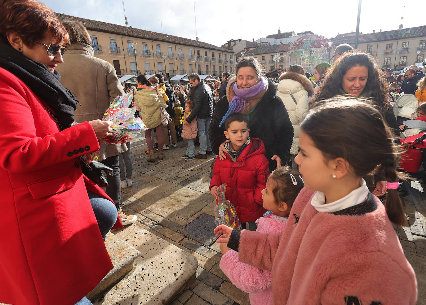 Los niños adelantan la Nochevieja en Palencia