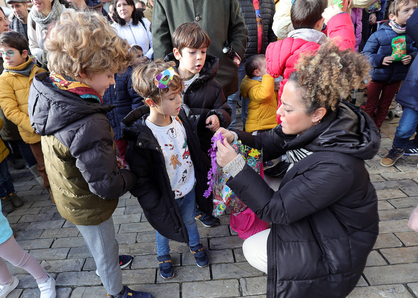 Los niños adelantan la Nochevieja en Palencia