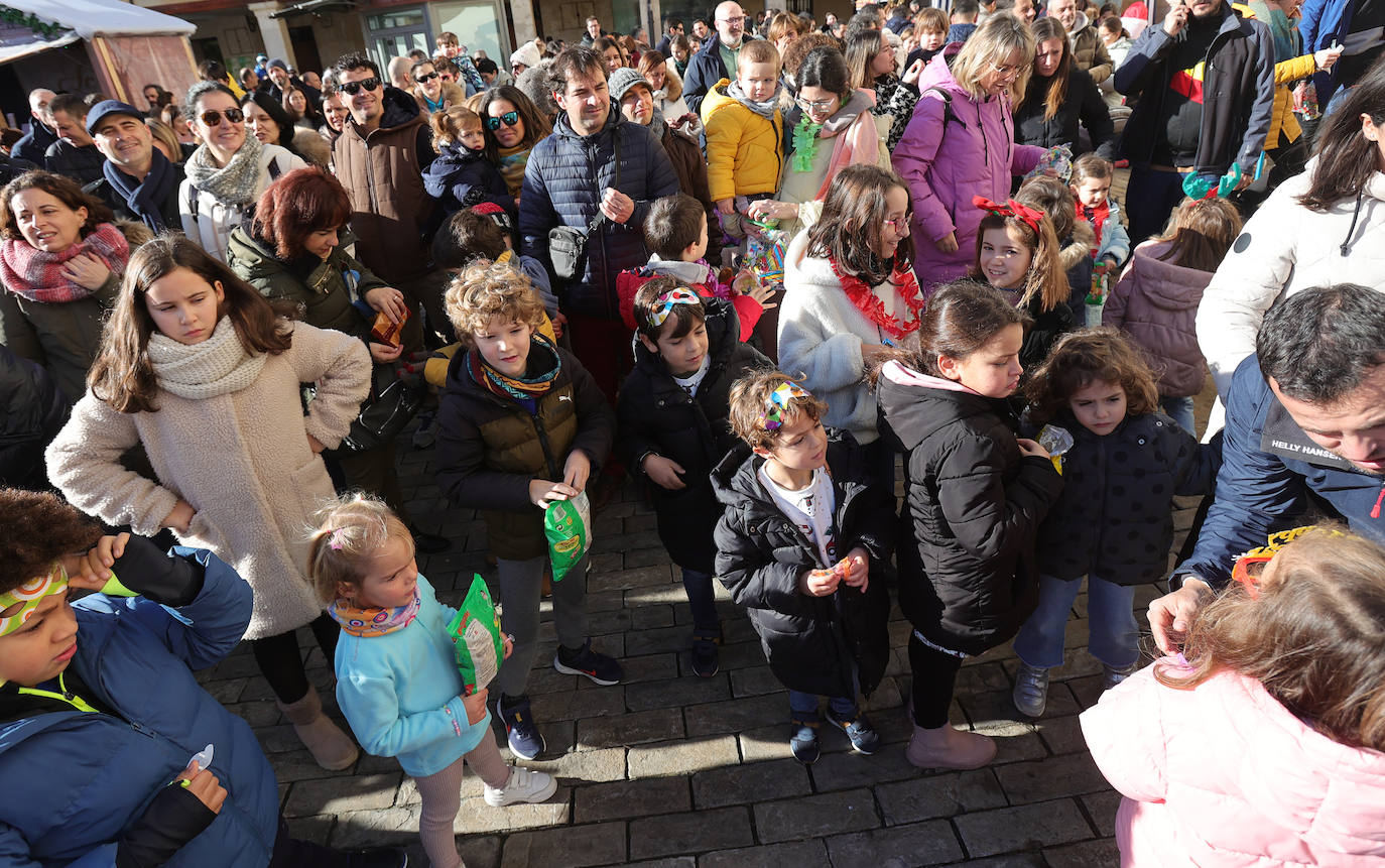 Los niños adelantan la Nochevieja en Palencia