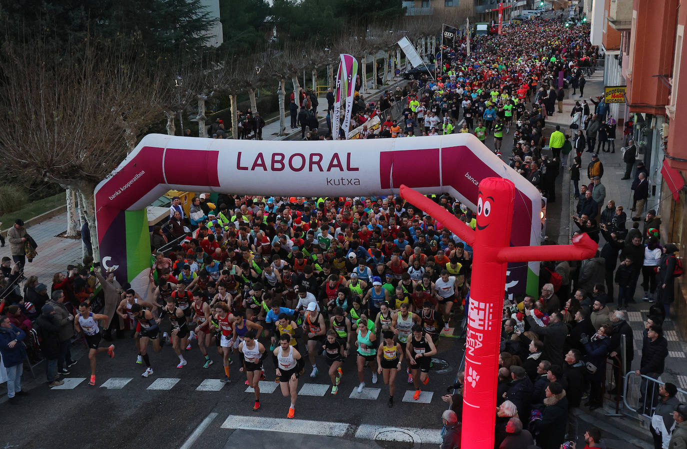 Salida de la San Silvestre Palentina