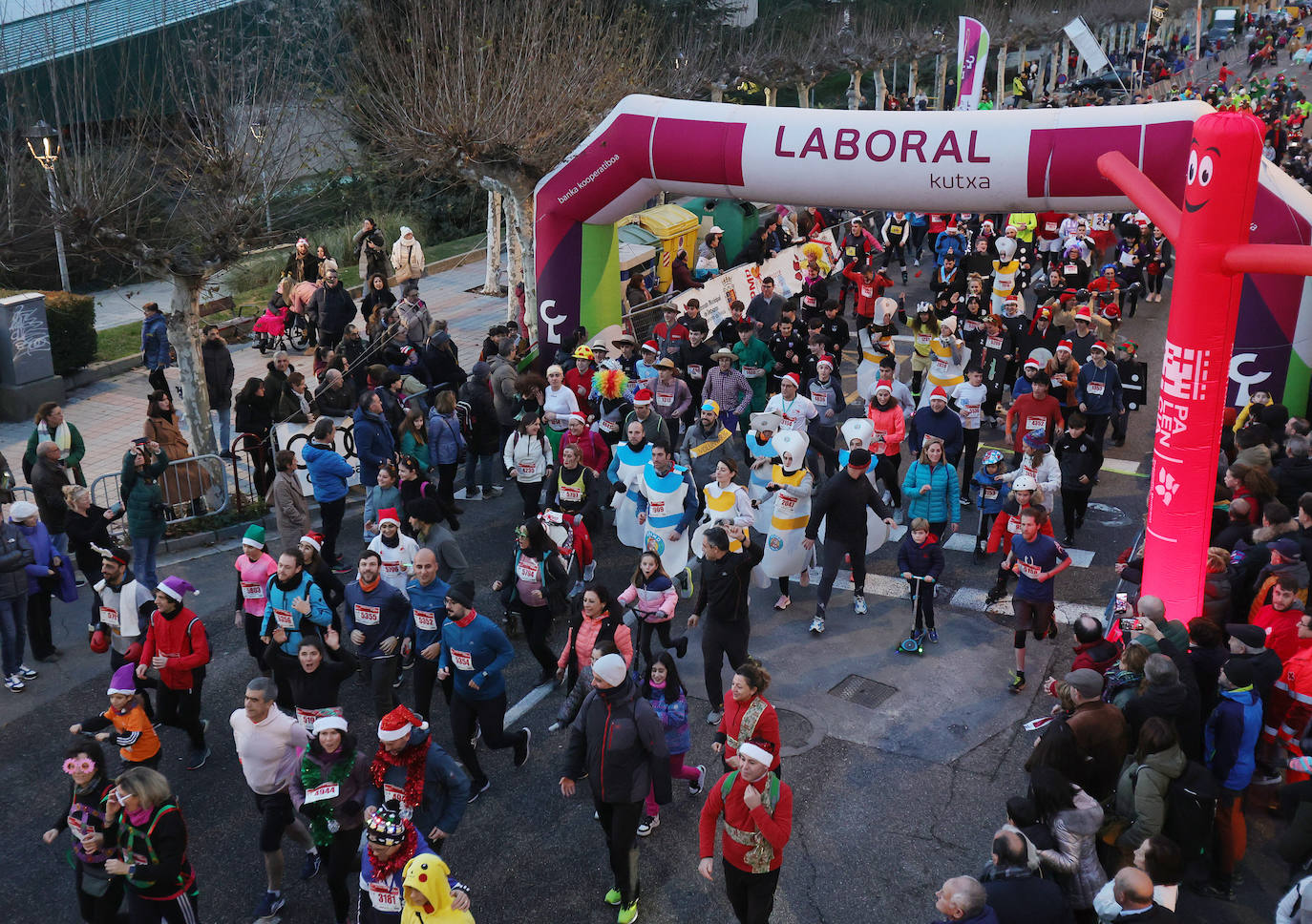 Salida de la San Silvestre Palentina