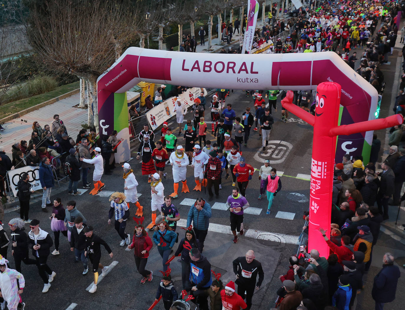 Salida de la San Silvestre Palentina