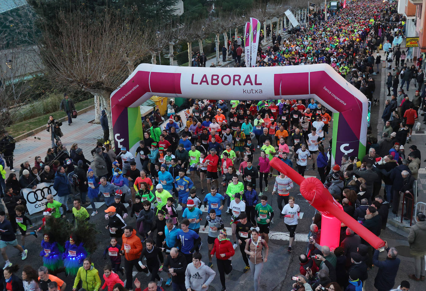 Salida de la San Silvestre Palentina