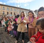 Los niños de Palencia adelantan la Nochevieja