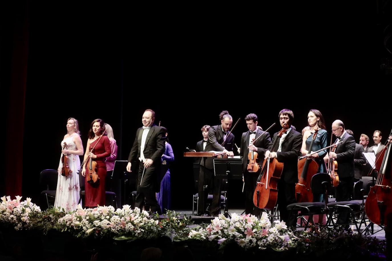 Concierto de Año Nuevo en el teatro Zorrilla de Valladolid.