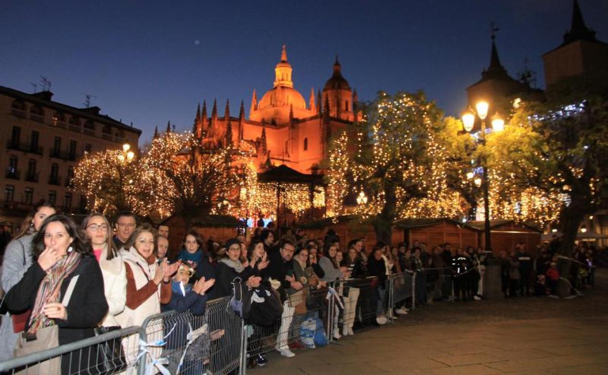 Carrera de fin de año en Segovia. 