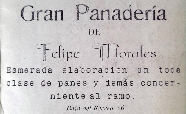 Imagen principal - Dos anuncios de publicidad de los obradores de pan de la familia Morales Pajares (1922) y Morales Celemín (1981) en Nava del Rey y Manuela Celemín Celemín.