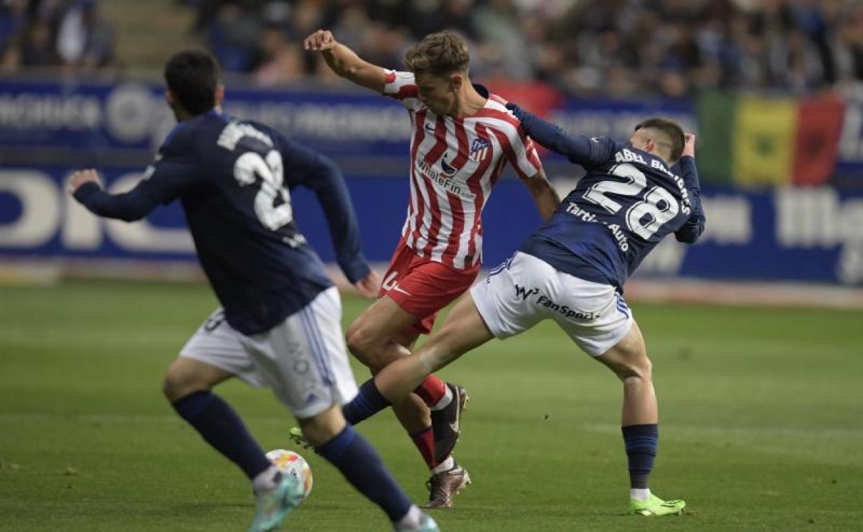 Marcos Llorente, durante un acción del partido.