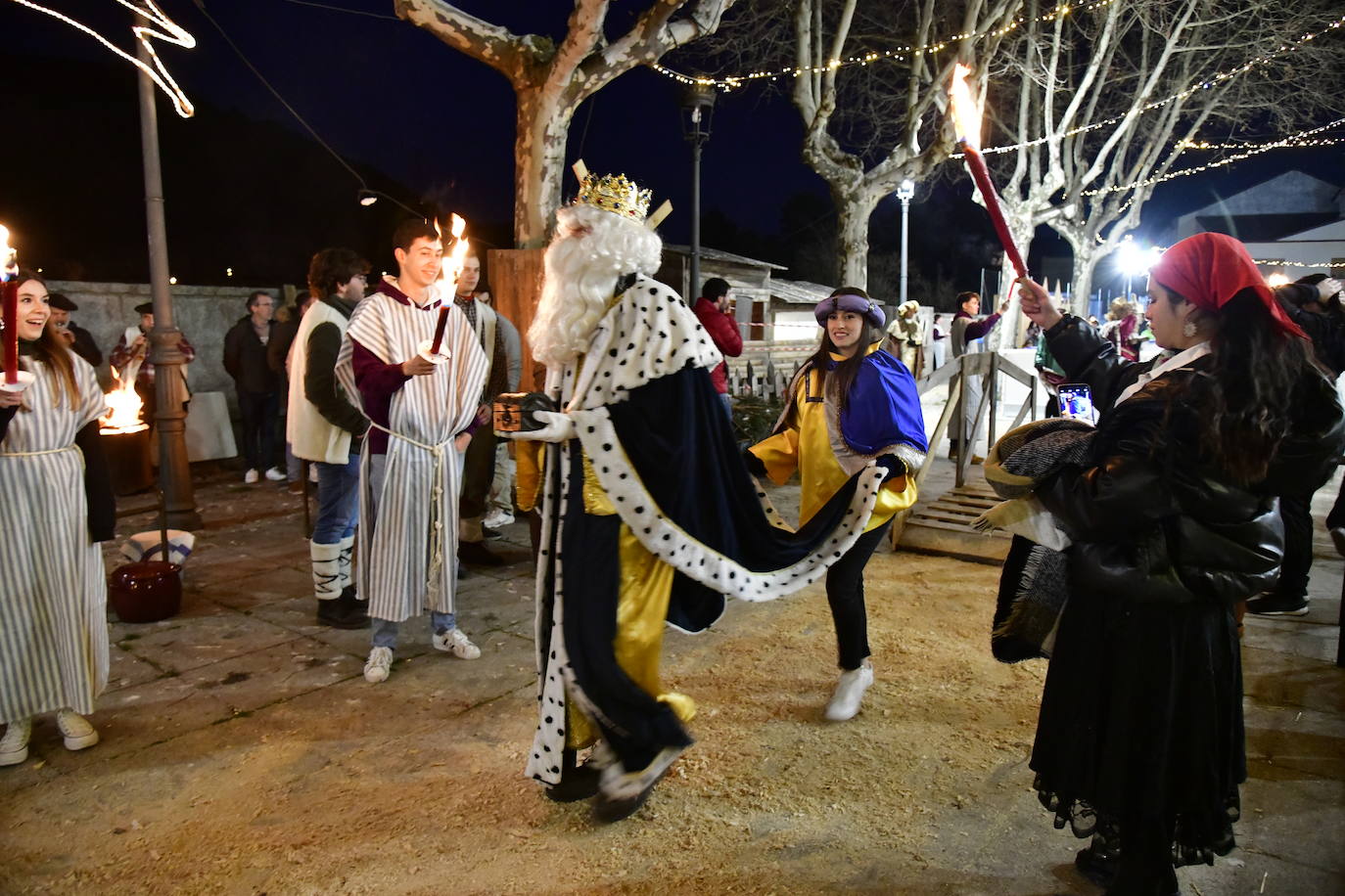 Los Reyes Magos, en El Espinar, San Rafael y en La Estación.